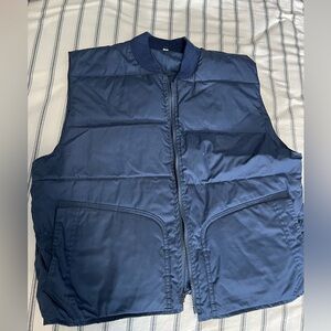 Large navy vest